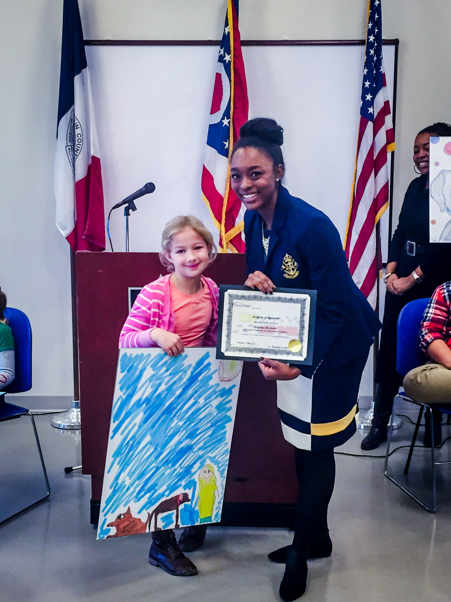 Brianna wins Franklin County Art Contest