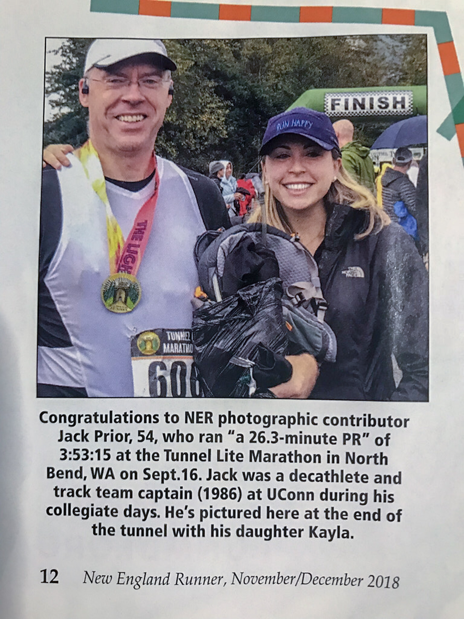 Dad runs 2018 Tunnel Marathon in Seattle